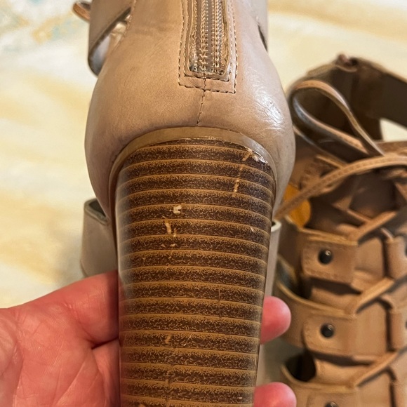 Rampage Valerie heeled sandal with mock lace up - Picture 9 of 13